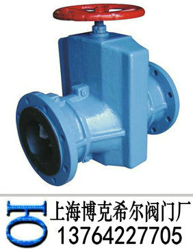 衬胶管夹阀